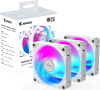 Gigabyte AORUS EZ Chain Fan 120 Ice 120mm PWM Rendszerhűtő ventilátor 3db - Fehér