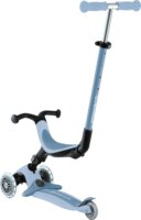 Globber Go-Up Active Lights Eco Háromkerekű gyerek roller üléssel - Világoskék