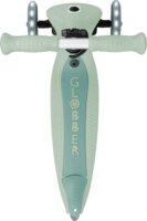 Globber Go-Up Active Lights Eco Háromkerekű gyerek roller üléssel - Vilásoszöld