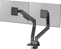 ACT AC8342 17"-35" LCD TV / Monitor Gázrugós asztali tartó kar - Fekete (2 kijelző)