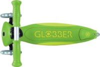 Glober Primo Foldable Plus Lights Összecsukható Háromkerekű gyerek roller - Limezöld