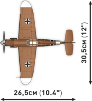 Cobi Bf 109 G 350 darabos vadászrepülőgép építőjáték