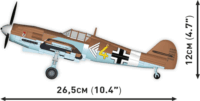 Cobi Bf 109 G 350 darabos vadászrepülőgép építőjáték