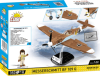 Cobi Bf 109 G 350 darabos vadászrepülőgép építőjáték