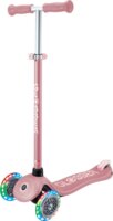Globber Primo Plus Lights Háromkerekű gyerek roller sisakkal - Rózsaszín