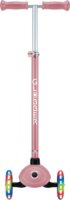 Globber Primo Plus Lights Háromkerekű gyerek roller sisakkal - Rózsaszín