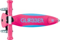 Globber Primo Foldable Plus Lights Összecsukható Háromkerekű gyerek roller - Világoskék / Rózsaszín