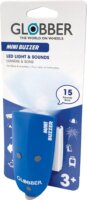 Globber Mini Buzzer 2 az 1-ben LED Kerékpár első lámpa és csengő - Kék