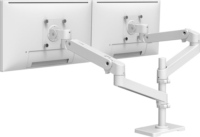 Ergotron LX PRO 13"-24" Monitor asztali tartó kar - Fehér (2 kijelző)