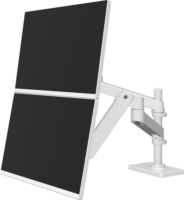 Ergotron LX PRO 13"-24" Monitor asztali tartó kar - Fehér (2 kijelző)