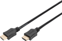 Digitus AK-330107-030-S High Speed HDMI 2.0 - HDMI 2.0 4K 30Hz aranyozott kábel 3m - Fekete