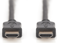 Digitus AK-330107-030-S High Speed HDMI 2.0 - HDMI 2.0 4K 30Hz aranyozott kábel 3m - Fekete