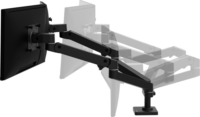 Ergotron LX PRO 17"-27" Monitor asztali tartó kar - Fekete (2 kijelző)