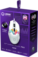 Lorgar MSP80 Gaming Pro Vezetékes Gaming Egér - Fehér