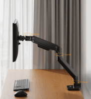 ACT AC8340 17"-49" LCD TV / Monitor Gázrugós asztali tartó kar - Fekete