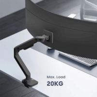 ACT AC8340 17"-49" LCD TV / Monitor Gázrugós asztali tartó kar - Fekete