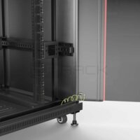 WP 19" Álló rack szekrény 22U 800x800mm - Fekete