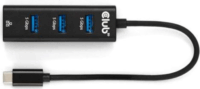 Club3D CSV-1549 USB-C apa - Gigabit RJ45 / 3x USB-A anya Átalakító Adapter