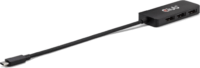 Club3D CSV-1553 USB-C apa - 3x DisplayPort anya Átalakító Adapter