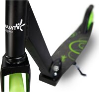 Muuwmi 622 Glow Lights Aluminium Kétkerekű gyerek roller - Fekete / Zöld