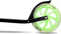 Muuwmi 622 Glow Lights Aluminium Kétkerekű gyerek roller - Fekete / Zöld