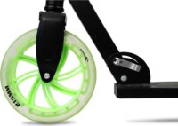 Muuwmi 622 Glow Lights Aluminium Kétkerekű gyerek roller - Fekete / Zöld