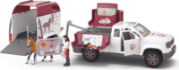 Schleich 42704 Horse Club Mobil állatorvos utánfutóval figura szett