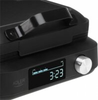 Adler AD 3087 Elektromos gofrisütő 2200W - Fekete