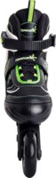 Muuwmi 425AU Állítható Egysoros görkorcsolya 29-32 méret - Fekete / Zöld