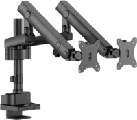 ACT AC8328 17"-35" LCD TV / Monitor asztali tartó kar - Fekete (2 kijelző)