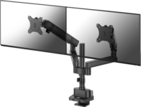 ACT AC8328 17"-35" LCD TV / Monitor asztali tartó kar - Fekete (2 kijelző)
