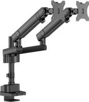 ACT AC8328 17"-35" LCD TV / Monitor asztali tartó kar - Fekete (2 kijelző)