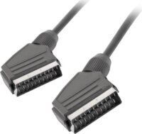 Lanberg CA-EUEU Scart apa - Scart apa Kábel 1.8m - Fekete