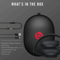 Apple MX3X2AE/A Beats Studio3 Wireless Fejhallgató Headset - Matt Fekete