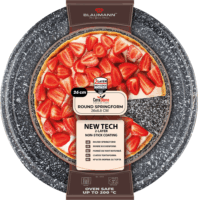 Blaumann BL-4101 Cera Stone Collection Kerek csatos tortaforma 26 x 6,8 cm - Szürke / Bordó