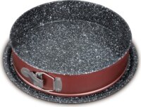 Blaumann BL-4101 Cera Stone Collection Kerek csatos tortaforma 26 x 6,8 cm - Szürke / Bordó