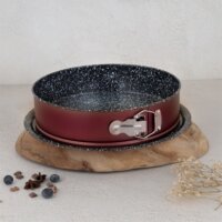 Blaumann BL-4101 Cera Stone Collection Kerek csatos tortaforma 26 x 6,8 cm - Szürke / Bordó