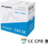 Lanberg LCF5-11CU FTP Cat5e Patch kábel 305m - Szürke