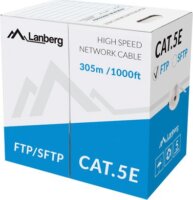 Lanberg LCF5-11CU FTP Cat5e Patch kábel 305m - Szürke