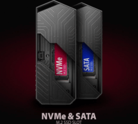 Axagon EEM2-GAM M.2 NVMe & SATA USB-C Külső SSD ház - Fekete