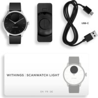 Withings ScanWatch Light Okosóra 37mm - Fekete