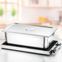 Rommelsbacher WPR 307/E Melegentartó Elektromos Tálaló lap - Fekete/Ezüst