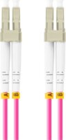 Lanberg FO-LULU-MD41 optikai patch kábel LC/UPC Duplex 0.5m - Lila