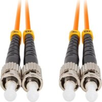 Lanberg FO-STST-MD21 optikai patch kábel ST/UPC Duplex 10m - Narancssárga