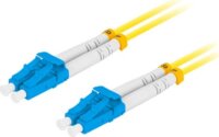 Lanberg FO-LULU-SD11 optikai patch kábel LC/UPC Duplex 10m - Sárga