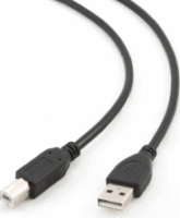 Lanberg CA-USBA-10CC USB-A apa - USB-B apa 2.0 Nyomtató kábel 1m - Fekete