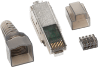 Lanberg PLSA-6000TL Cat6a Árnyékolt FTP Szerszám nélküli RJ45 csatlakozó