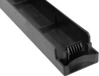 Lanberg AKP-1401-B 19" 1U Műanyag gyorsszerelvény Takaró Panel - Fekete