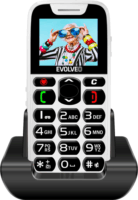 Evolveo EP-601 XR EasyPhone Nagy nyomógombos telefon - Fehér