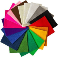 Pentart 3152 A4 1mm Dekorációs textil filclap - Sárga